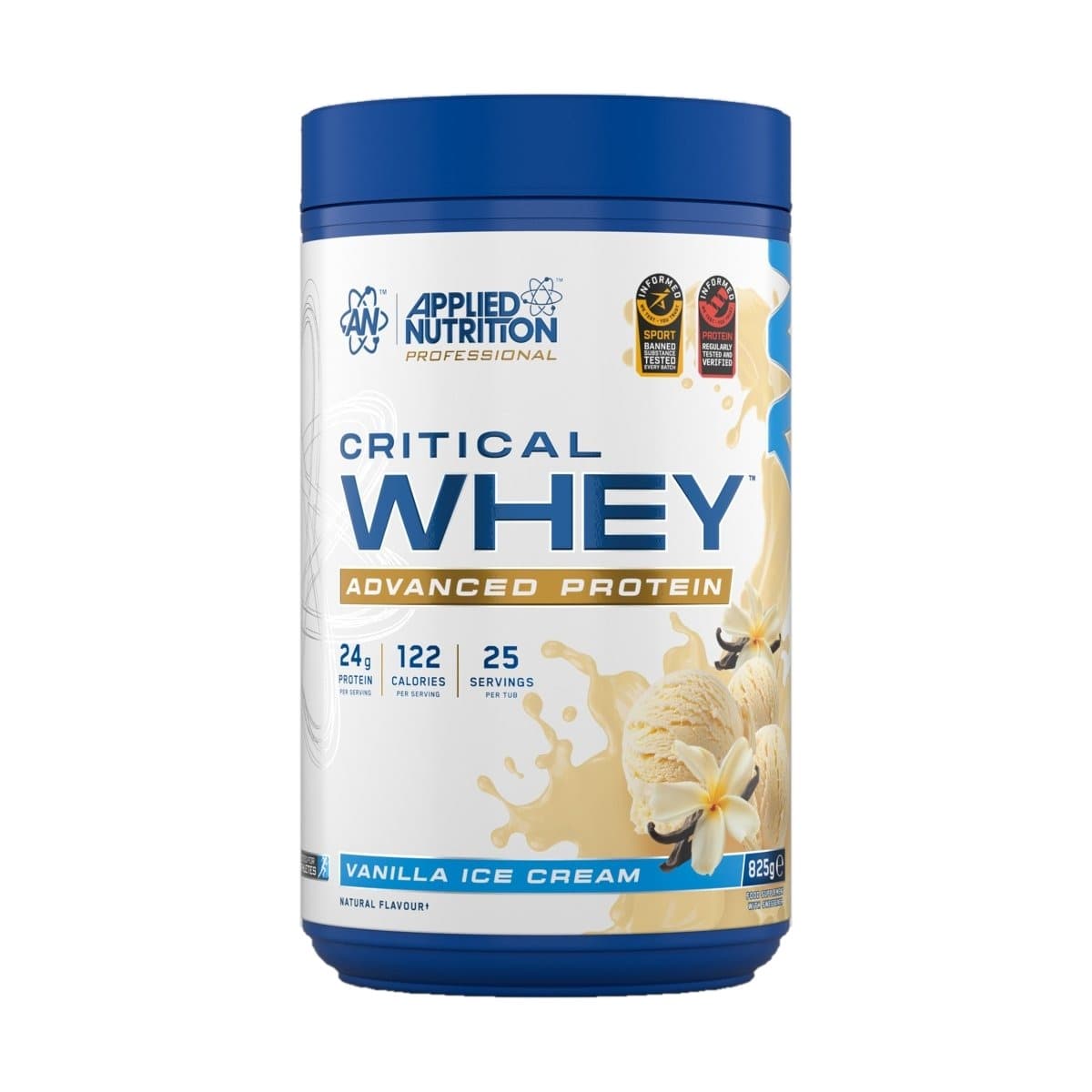 Applied Nutrition Critical Whey Applied Nutrition 825g — saveur Vanilla Ice Cream