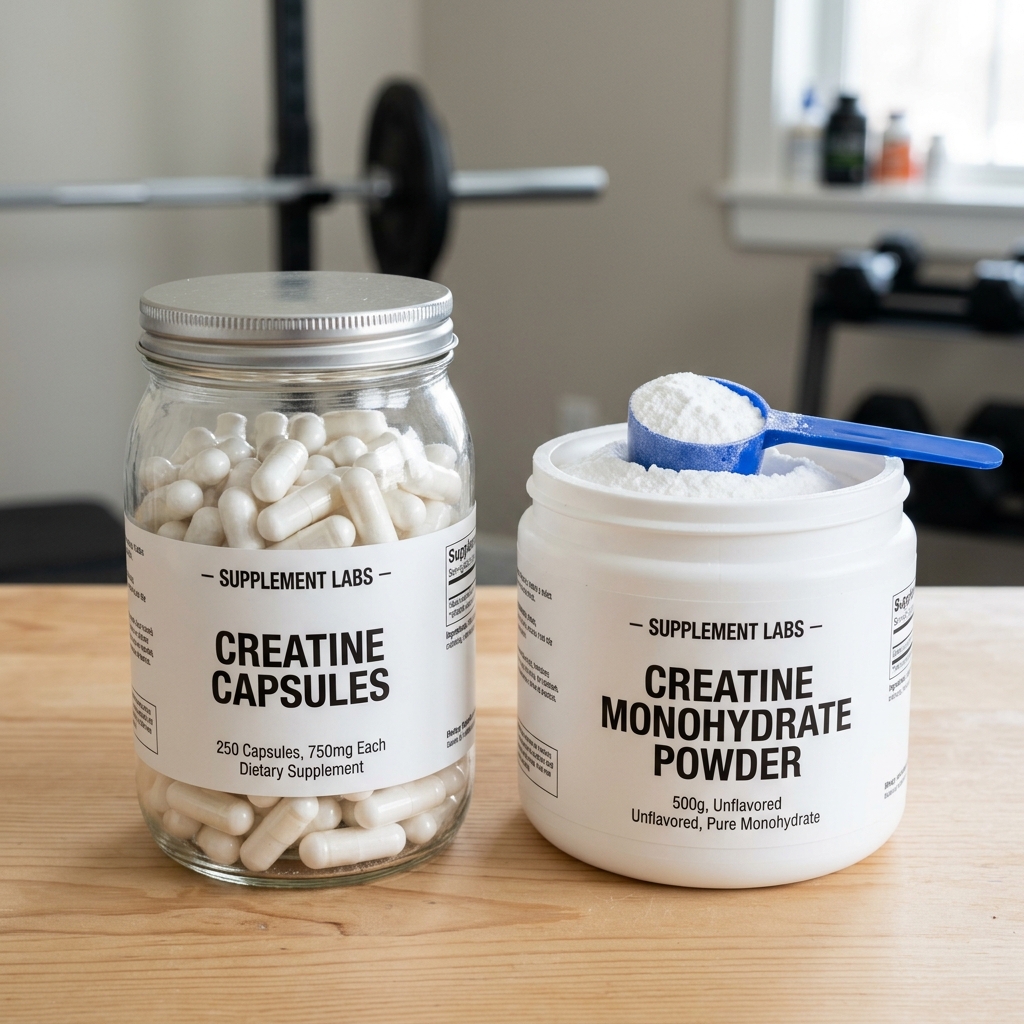 Créatine en gélules ou en poudre : Quel format choisir ?